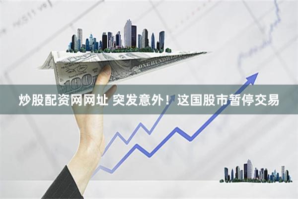 炒股配资网网址 突发意外！这国股市暂停交易